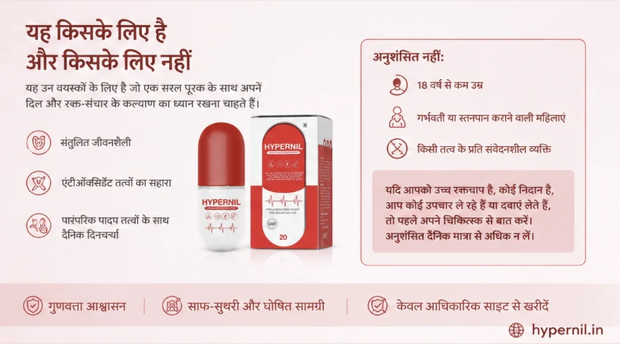 Hypernil — अपने दिल और रक्त-संचार का ध्यान रखने वाले वयस्कों के लिए