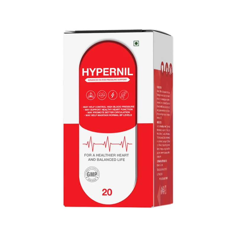 Hypernil — कैप्सूल बॉक्स, Advanced Blood Pressure Support